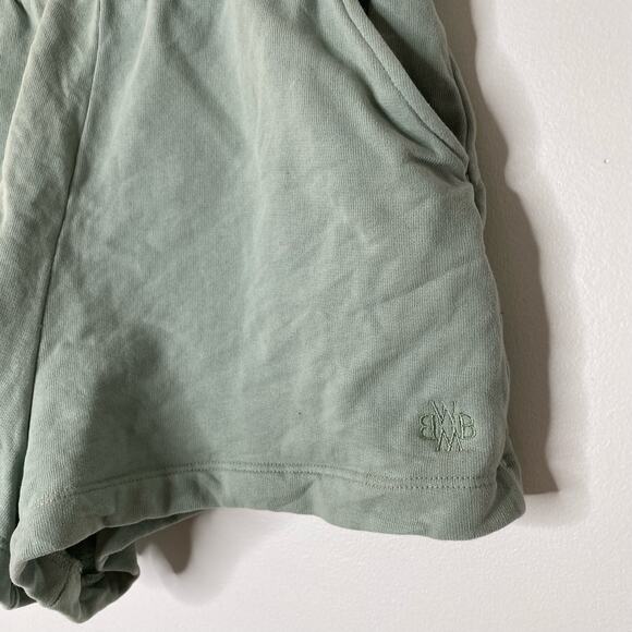 REVOLVE WELLBEING + BEINGWELL Washed Loden Green Sur Goldie Cotton Sweat Set - Picture 12 of 16